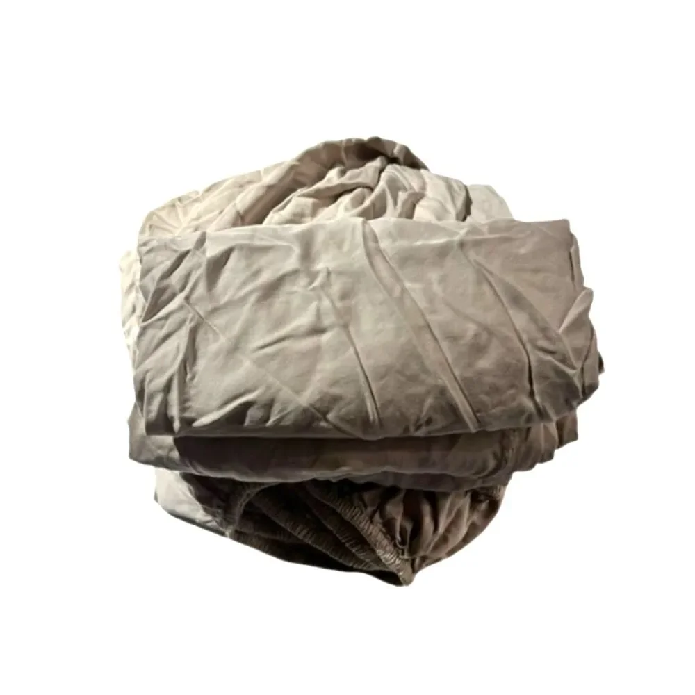 Quince Organic Bamboo King Fitted Sheet Sand NWOT